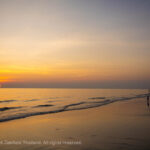 Mae Ramphung beach sunset